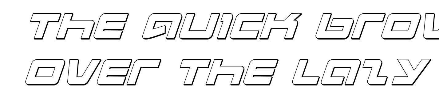 Pulse Rifle 3D Italic