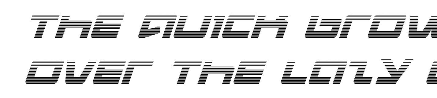 Pulse Rifle Gradient Italic