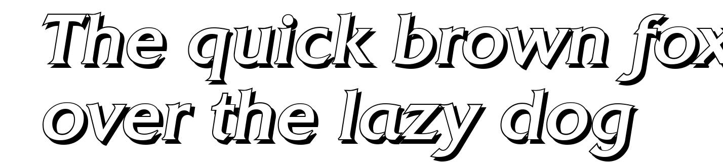 QuadratShadow-Italic