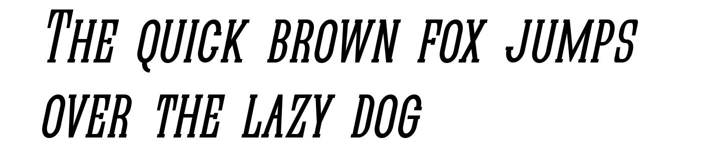 Quastic Kaps Narrow Italic