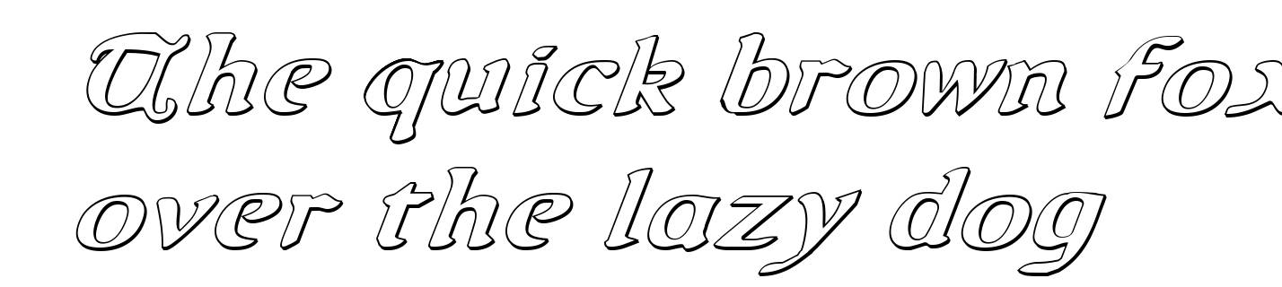 Queen & Country 3D Italic