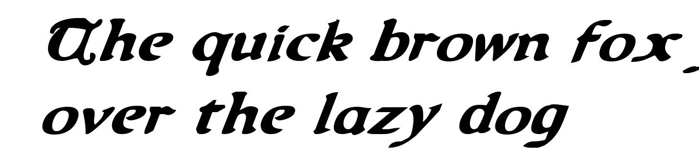 Queen & Country Bold Italic