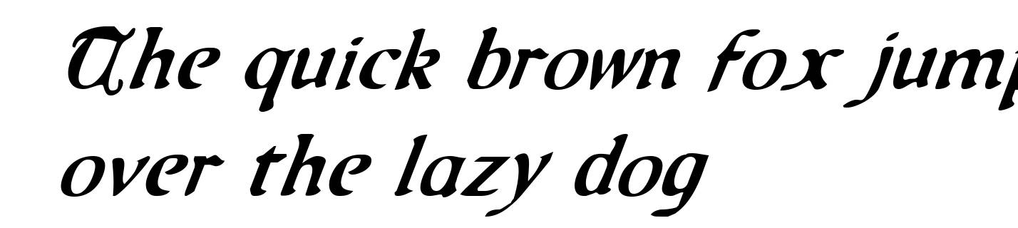 Queen & Country Condensed Italic