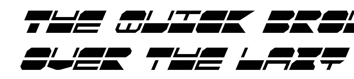 Quickmark Condensed Italic