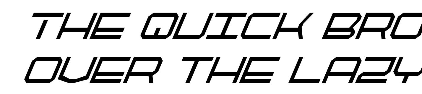 QuickTech Condensed Italic