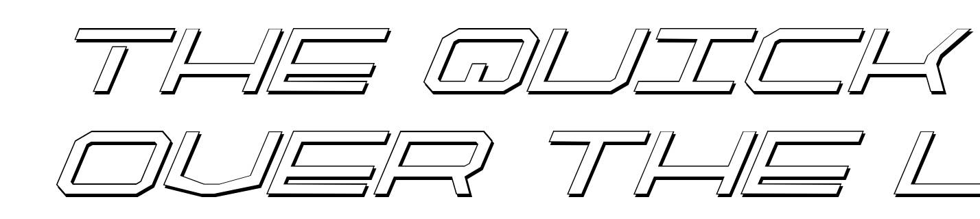 QuickTech Shadow Italic