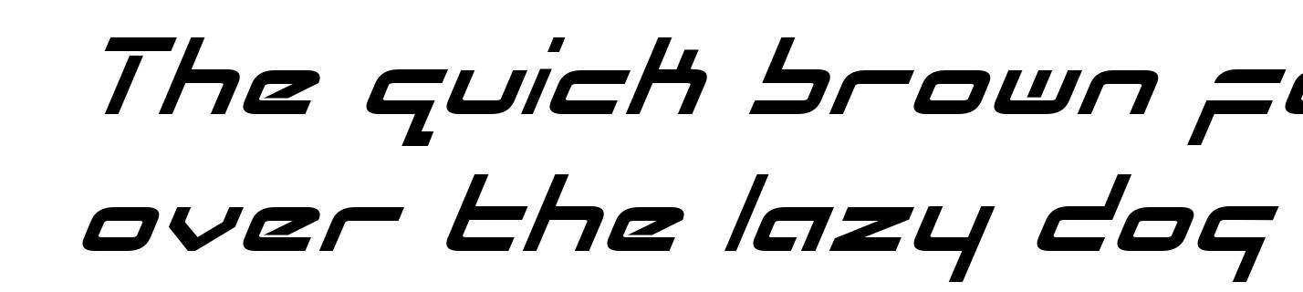 Radio Space Bold Italic