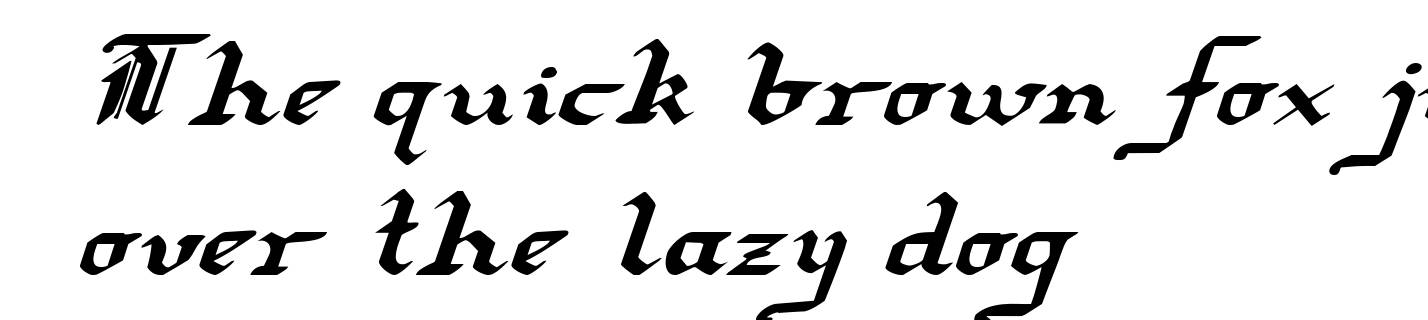 Redcoat Expanded Italic