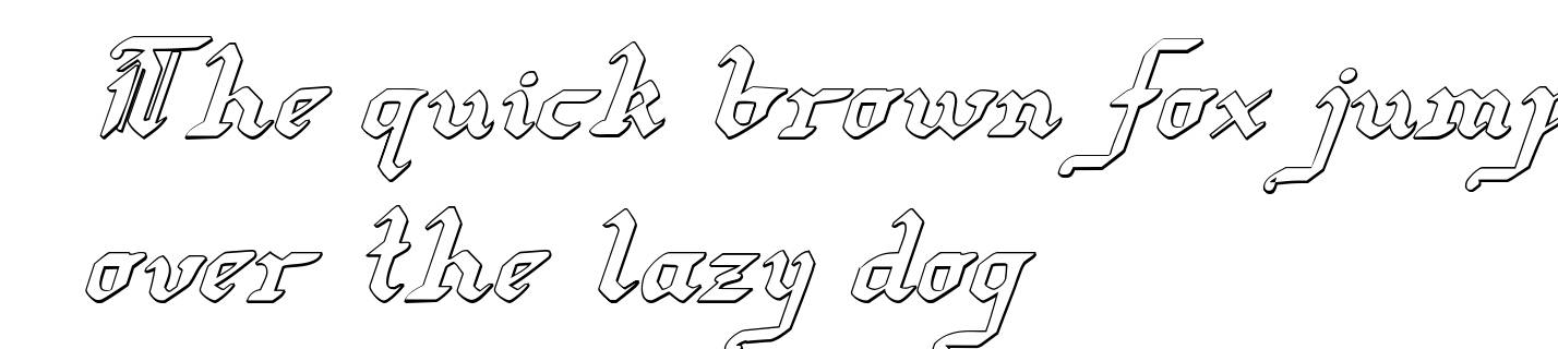 Redcoat Shadow Italic
