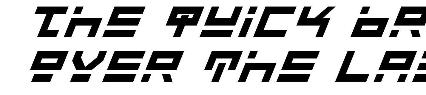 Rocket Type Bold Italic