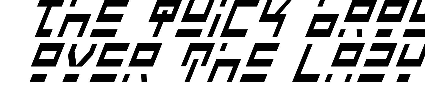 Rocket Type Cond Italic