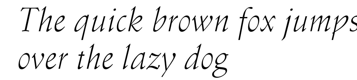 Schneidler Light Italic BT