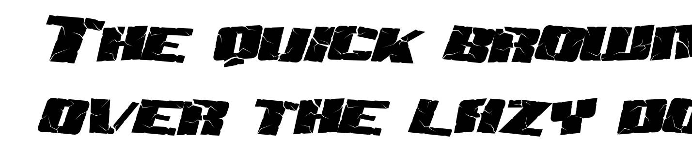 SF Aftershock Debris Italic