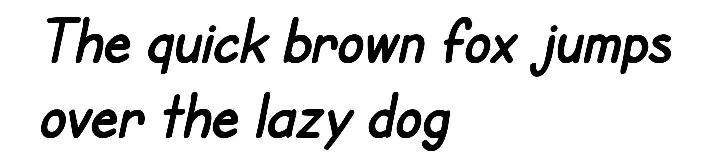SF Cartoonist Hand Bold Italic
