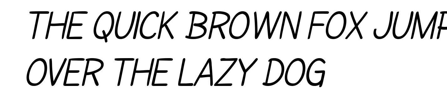 SF Cartoonist Hand SC Italic