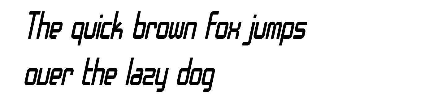 SF Chrome Fenders Condensed Oblique