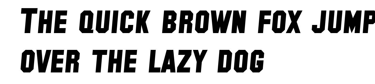 SF Collegiate Solid Bold Italic