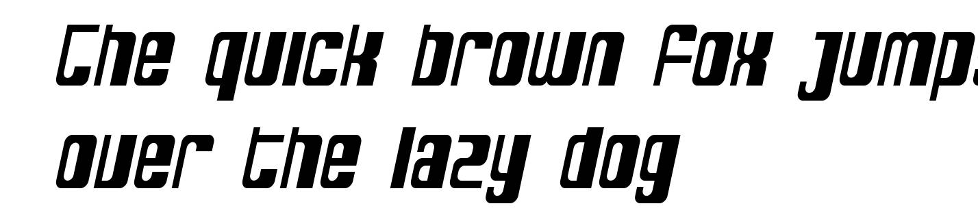 SF DecoTechno Condensed Oblique