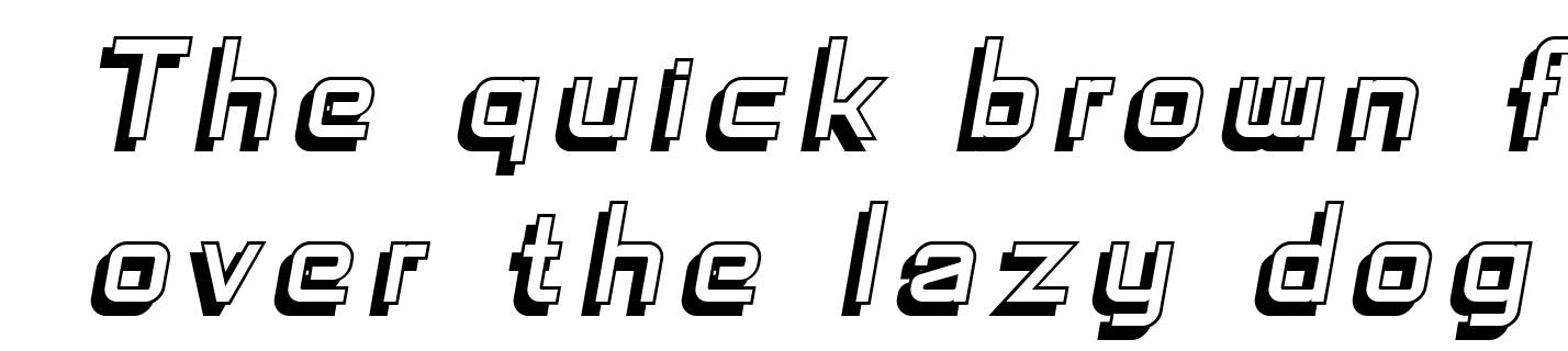 SF Fedora Titles Shadow Italic