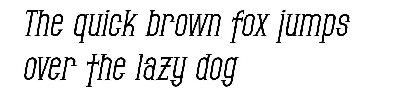 SF Gothican Bold Oblique
