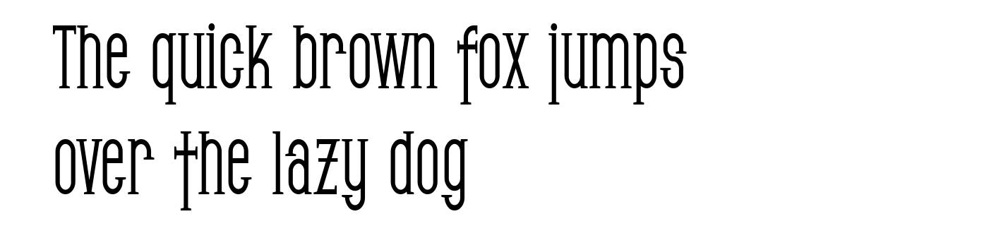 SF Gothican Condensed Bold