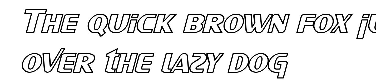 SF Intellivised Outline Italic