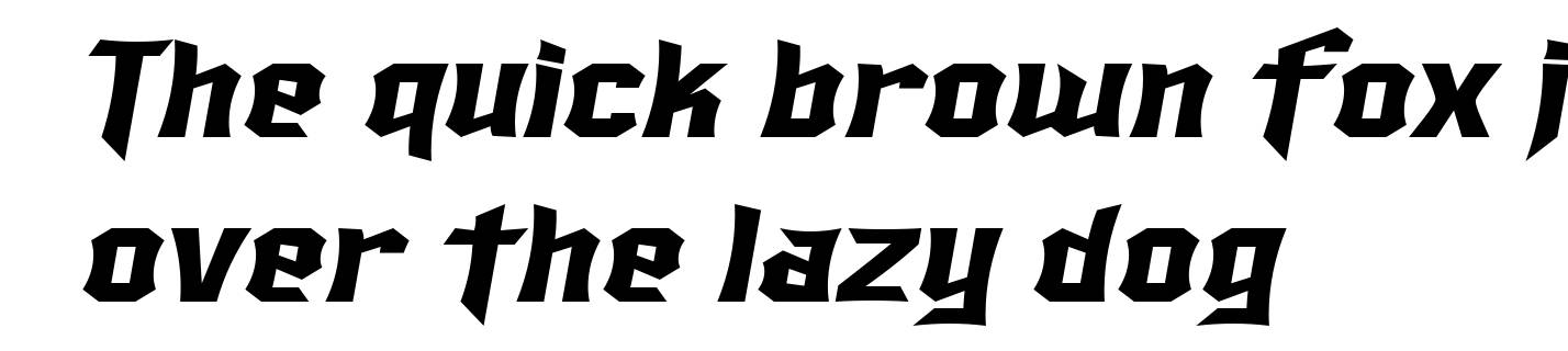 SF Ironsides Extended Italic
