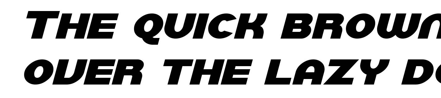 SF Juggernaut Bold Italic