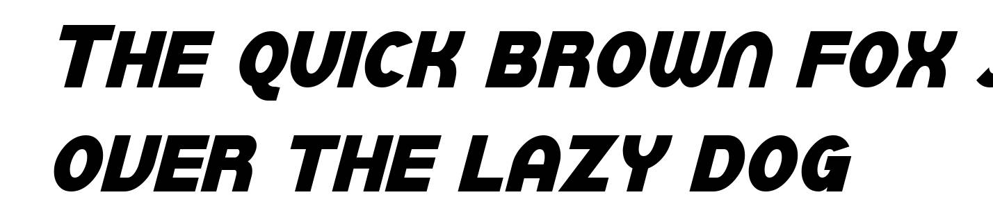 SF Juggernaut Condensed Italic