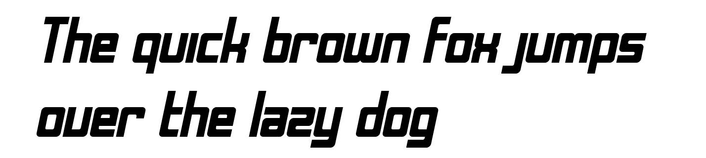 SF Laundromatic Bold Oblique