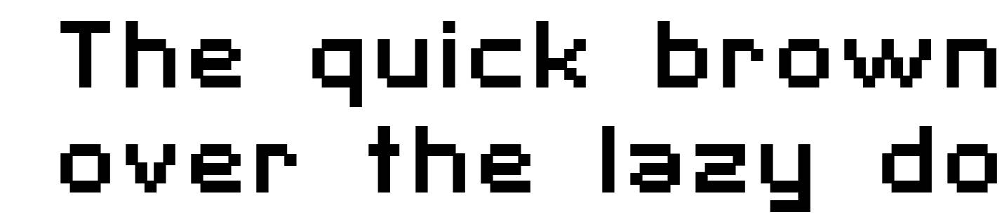 SF Pixelate Bold
