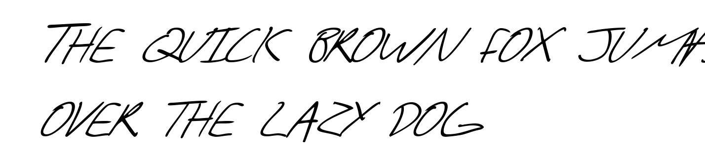 SF Scribbled Sans SC Italic