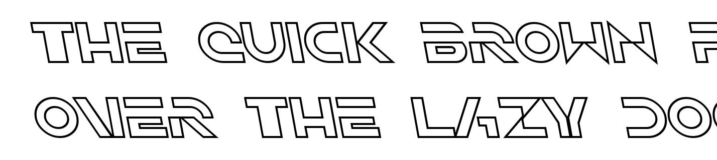 SF Solar Sailer Outline Italic