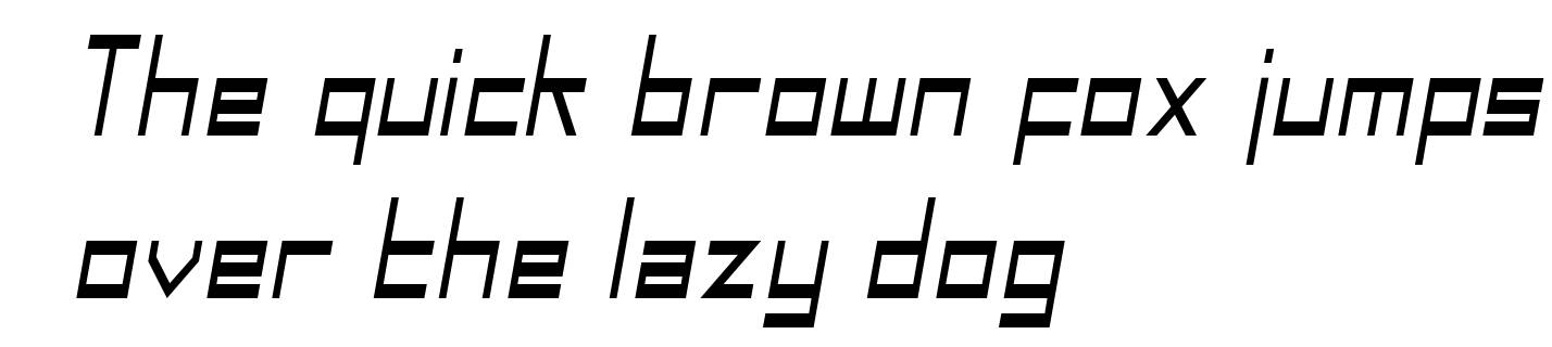 SF Square Head Condensed Italic