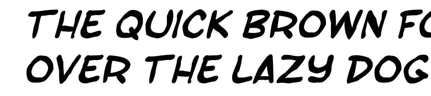 SF Toontime Blotch Bold Italic