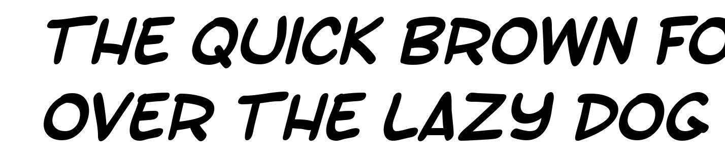 SF Toontime Bold Italic