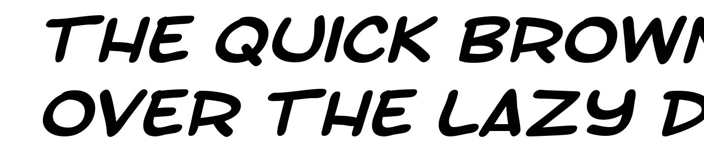 SF Toontime Extended Bold Italic