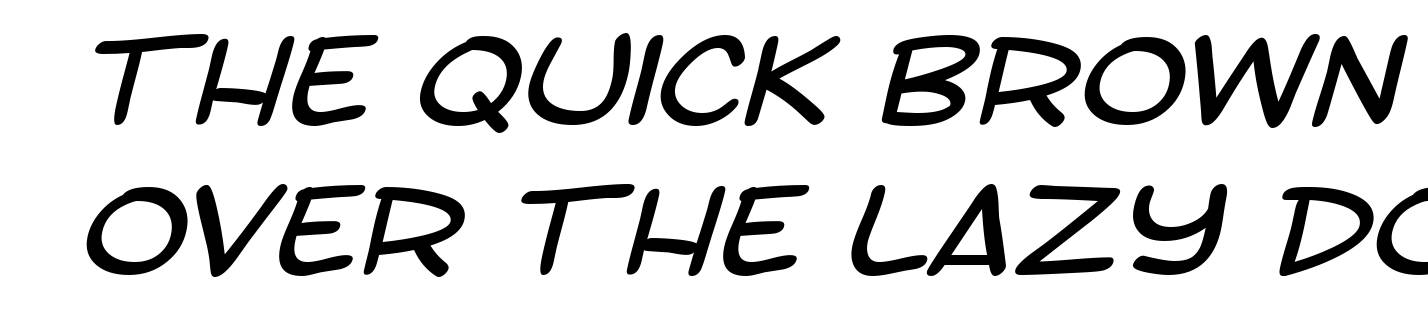 SF Toontime Extended Italic