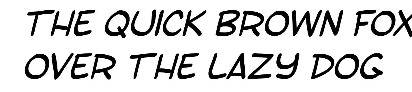 SF Toontime Italic
