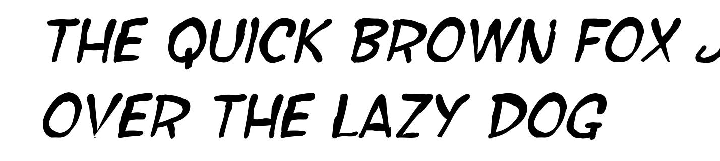 SF Wonder Comic Blotch Italic