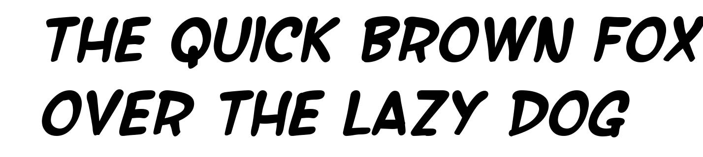 SF Wonder Comic Bold Italic