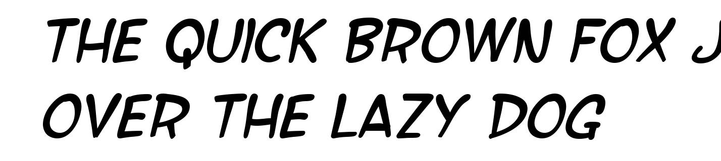 SF Wonder Comic Italic