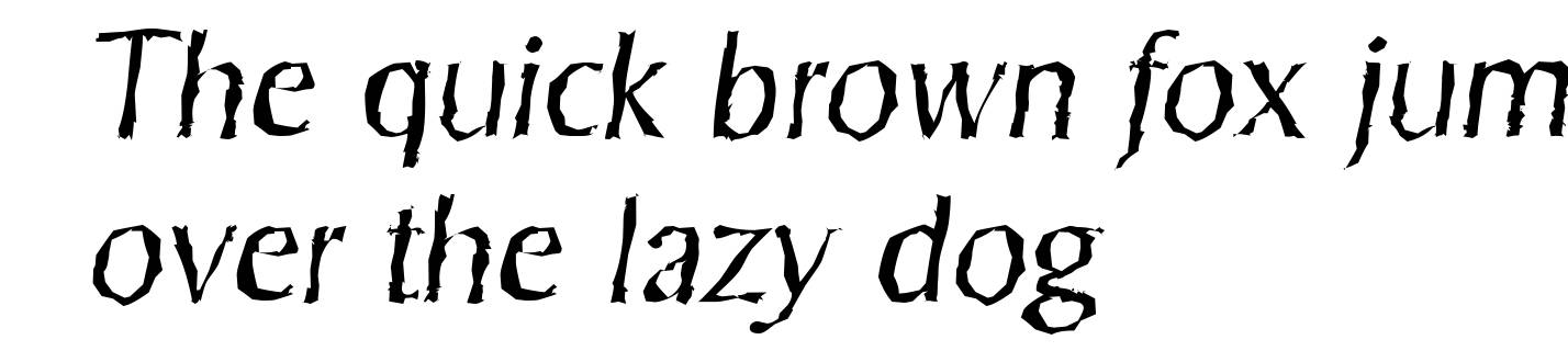 SigvarRandom-Light-Italic