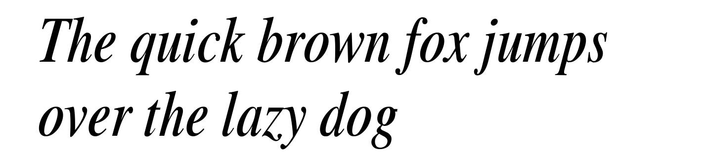 Xerox Serif Narrow Italic