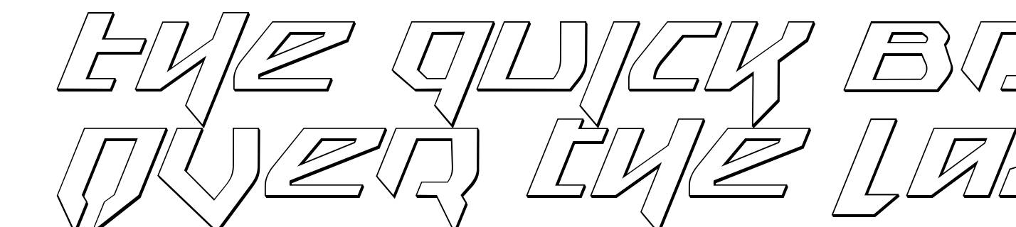 Snubfighter 3D Italic