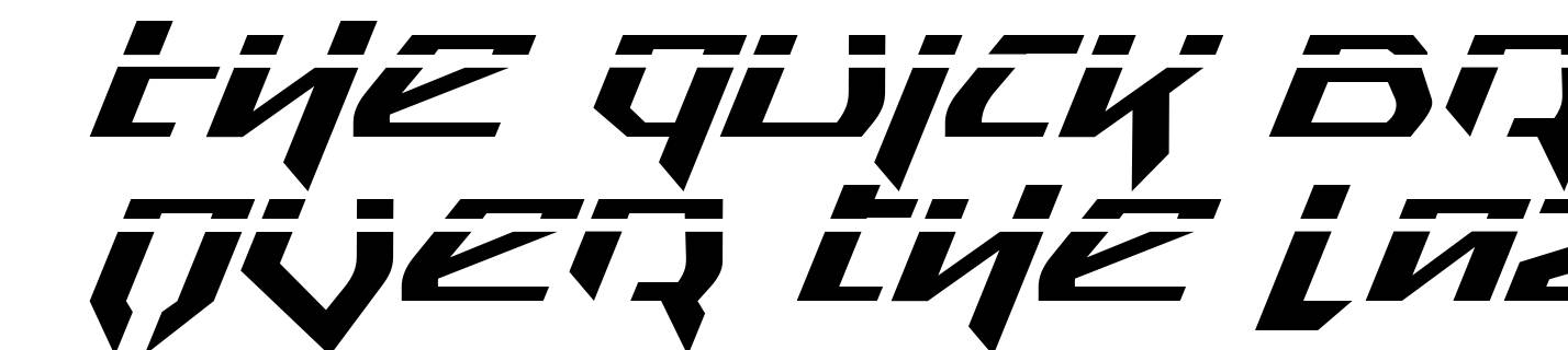Snubfighter Phaser Italic