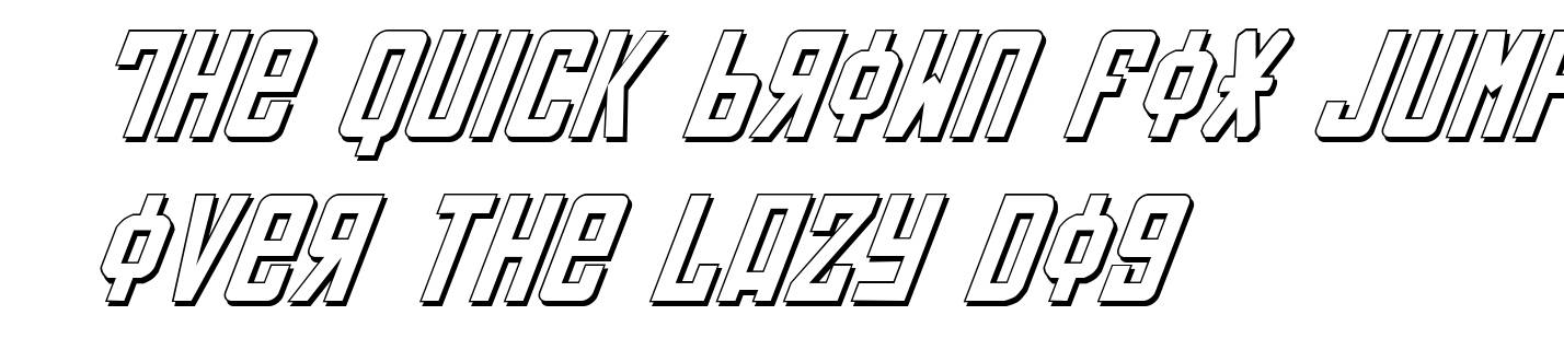 Soviet 3D Italic