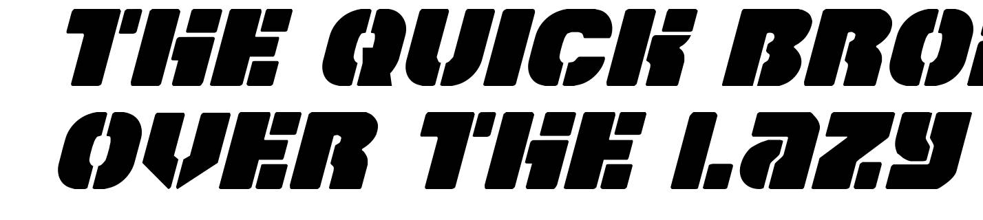 Space Cruiser Italic