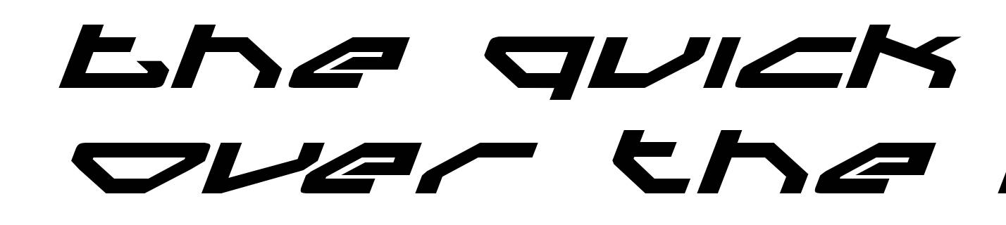 Spylord Bold Expanded Italic
