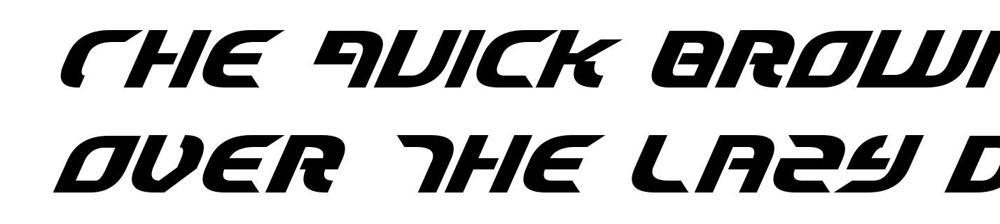 Starfighter Cadet Bold Italic